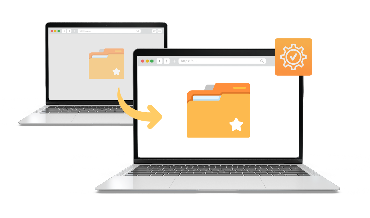 Laptops with a folder in the screen