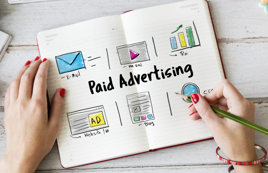 Google Ads AI dashboard illustrating automated bidding, ad creation, and multi-channel campaign management